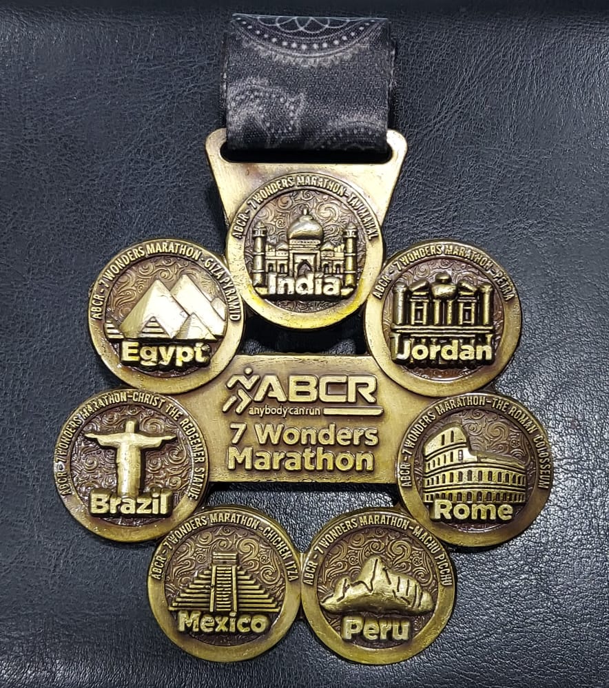 7 WONDERS MARATHON CIRCUIT RUN - ALL SEVEN EVENTS (ANYTIME & ANYDAY)