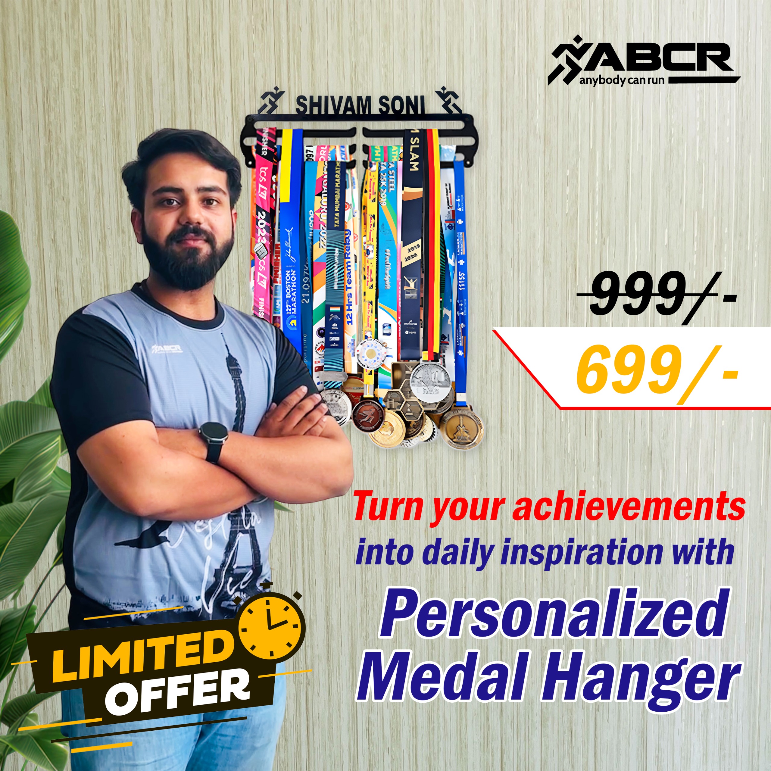 ABCR Medal Hanger - Holds 60 Medals - Image 2